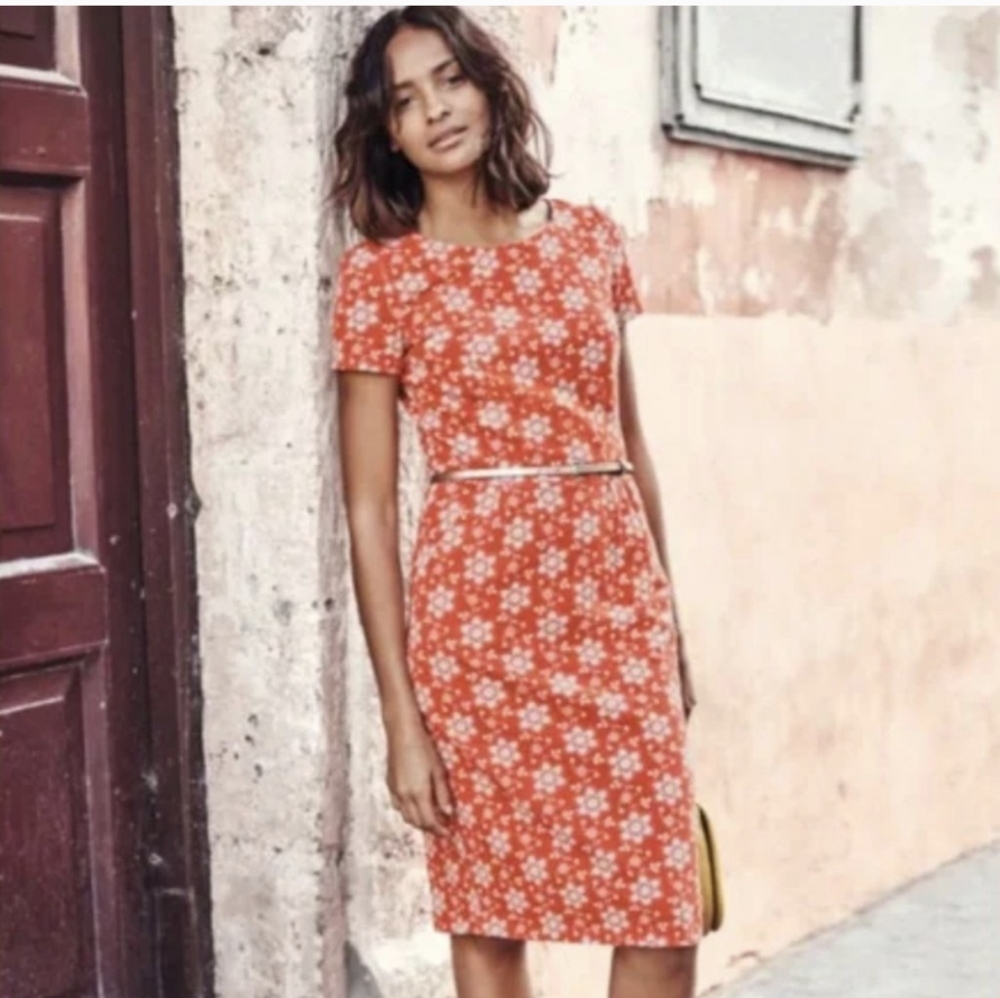 Boden floral Phoebe jersey dress